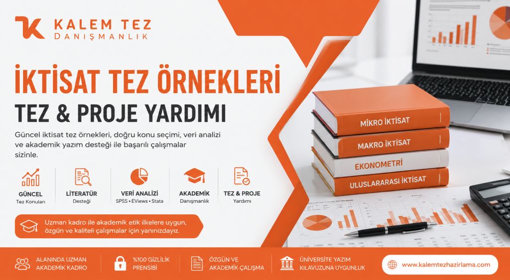 İktisat Tez Örnekleri ve Tez Proje Yardımı