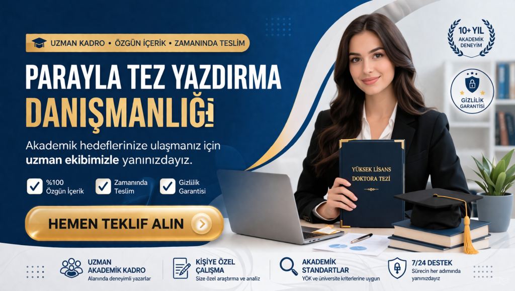 Parayla Tez Yazdırma Danışmanlığı