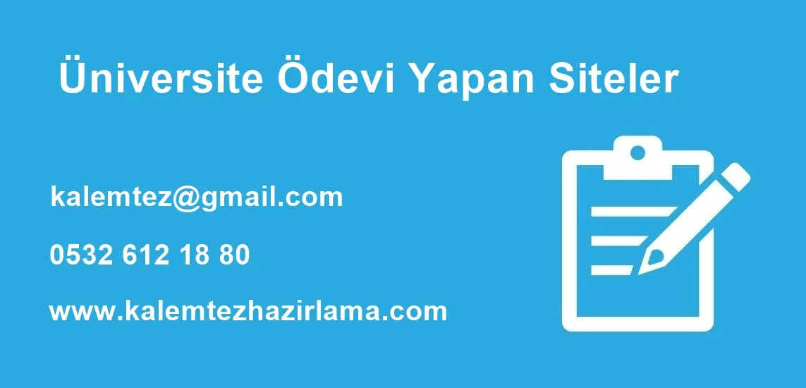 Ödev Danışmanlığı Veren Yerler