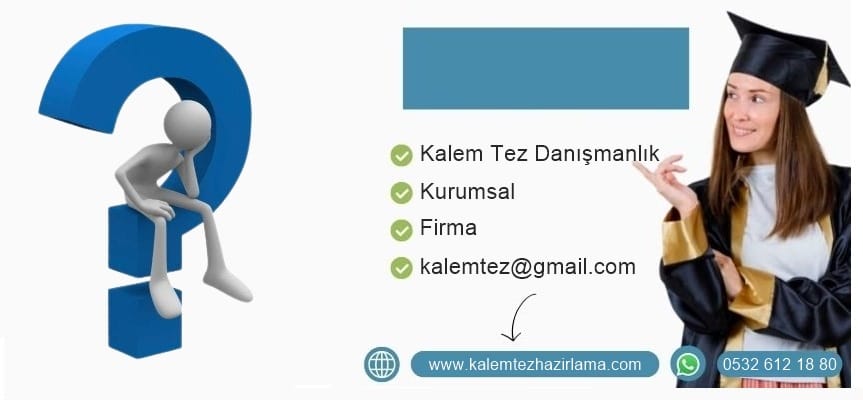 Tez Danışmanlık Firmaları