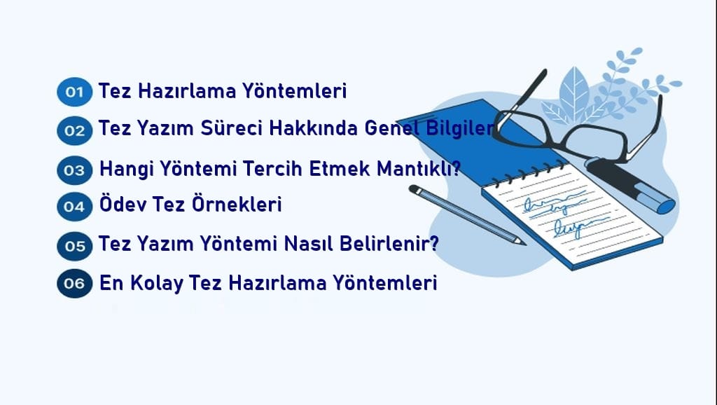 Tez Hazırlama Yöntemleri