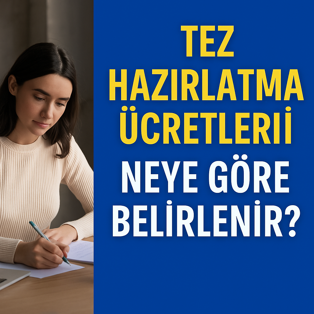 Tez Hazırlama Ücretleri