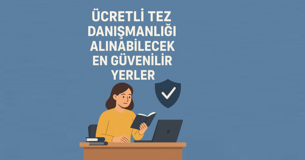 Ücretli Tez Danışmanlığı Alınabilecek En Güvenilir Yerler Nelerdir?
