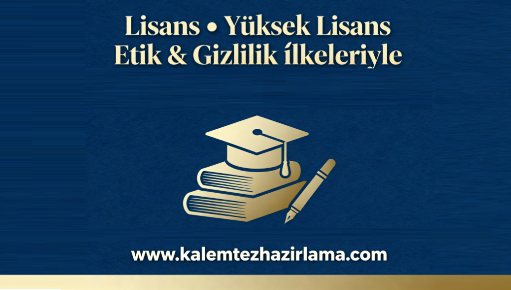 Akademik Tez Hazırlama Danışmanlığı