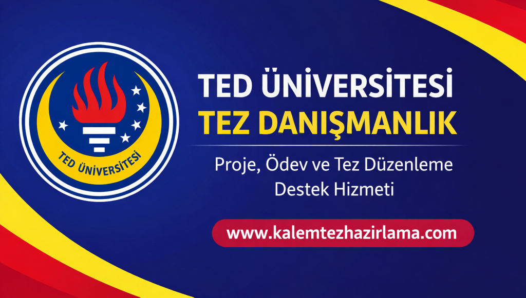 TED Üniversitesi Tez Danışmanlık