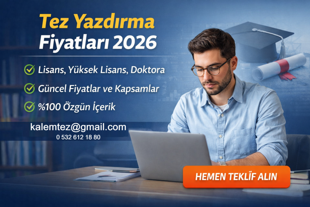 Tez Yazdırma Fiyatları