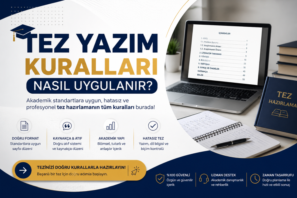 Tez Yazım Kuralları Nasıl Uygulanır? 