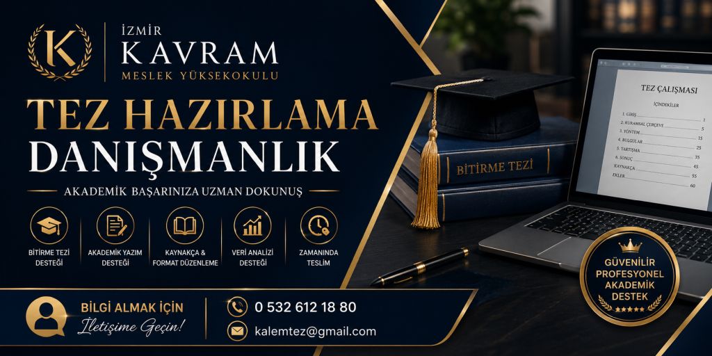 İzmir Kavram Meslek Yüksekokulu Tez Hazırlama Danışmanlık